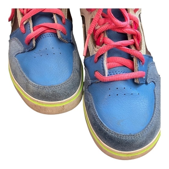 Nike Ruckus 2 High Grey Blue Fuchsia Skate Shoes 3Y - Picture 10 of 10